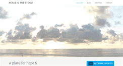 Desktop Screenshot of peaceinthestorm.org
